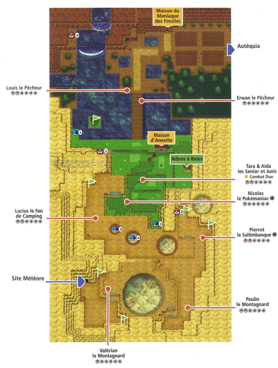 Pokémon Rubis Oméga et Saphir Alpha > Guide complet de Hoenn > Route