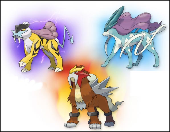 Como capturar os cães lendários de Pokémon Soul Silver e Heart Gold