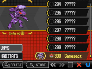 comment avoir genesect dans pokemon noir 2