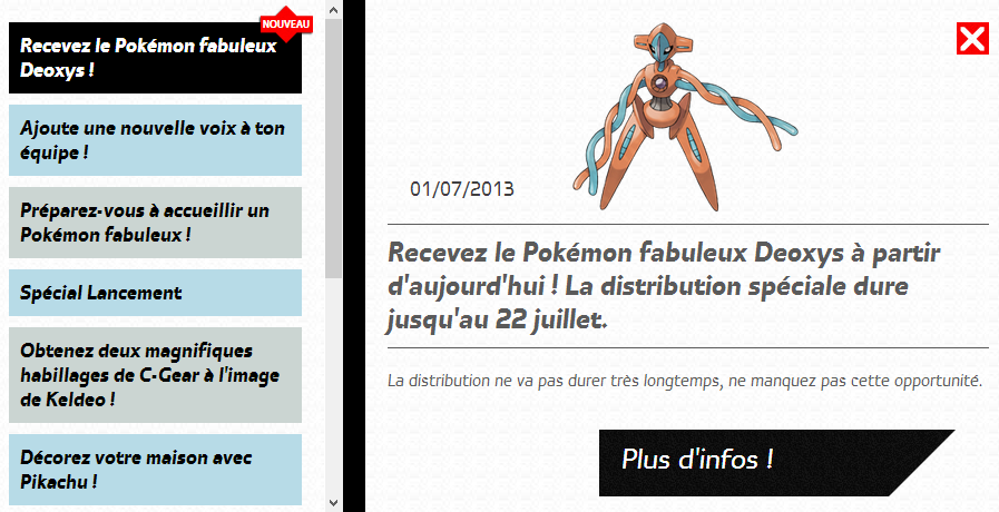 dans pokemon blanc 2 comment avoir deoxys