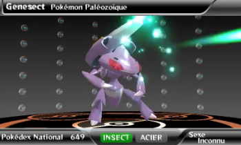 comment avoir genesect dans pokemon noir