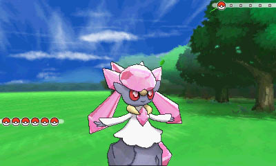 Diancie dans Pokémon X et Pokémon Y !