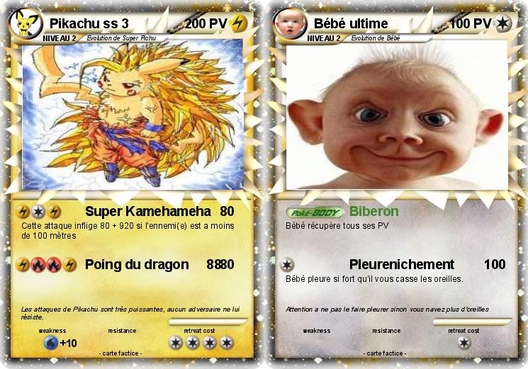 Carte pokemon imprimer