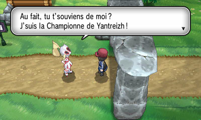 Capture d'écran de Pokémon X et Pokémon Y