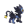 Luxray mâle dans Noire et Blanche