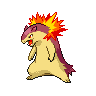 Typhlosion femelle shiny dans Noire et Blanche