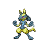 Lucario femelle shiny dans Noire et Blanche