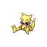 Abra femelle shiny dans Noire et Blanche