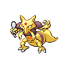 Kadabra femelle shiny dans Noire et Blanche