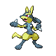 Lucario femelle shiny dans Diamant et Perle