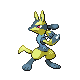 Lucario femelle shiny dans Diamant et Perle
