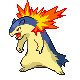 Typhlosion mâle dans Diamant et Perle