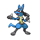 Lucario mâle dans Diamant et Perle