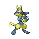 Lucario mâle shiny dans Diamant et Perle