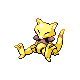 Abra mâle shiny dans Platine