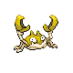 Krabby mâle shiny dans Platine