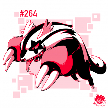 Projet dessin style Pixel Art n°23: Linéon (Galar) #264