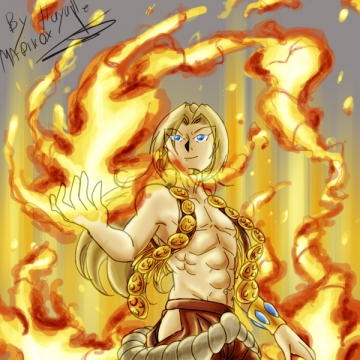 Fire dancer