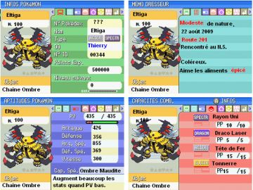 Ecran de stats v2