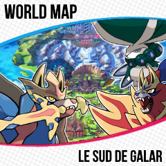 World Map - Mini Map du Sud de Galar