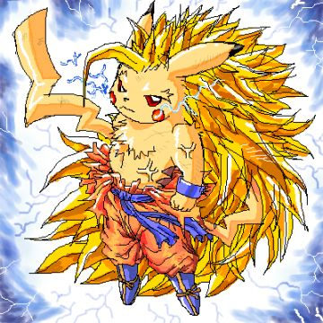 pikachu super sayen 