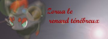 Zorua le renard ténébreux