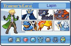 T-Card de mon equipe pokemon