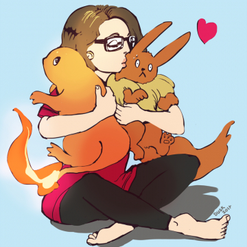 Dessin anniversaire des 10 ans de Pokégraph
