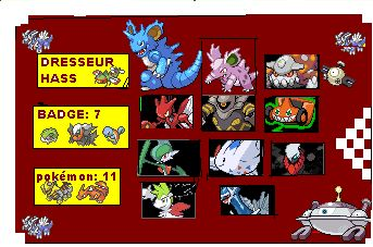 CARTE DRESSEUR