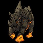 Rhinocorne + Pierre feu = Rhinomagma.