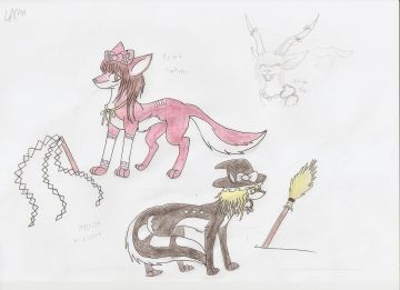 Touhou Wolf ( marisa / reimu )