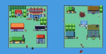voici ma ville ou j'habitte sur pokemon topaze