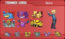 Carte dresseur