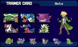 Carte dresseur