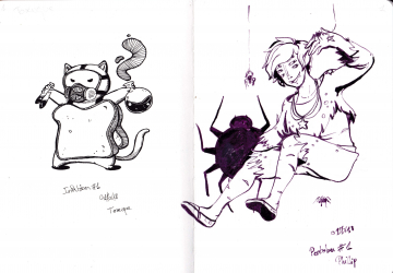 INKTOBER / PENTOBER 2018 ! (semaine 1)