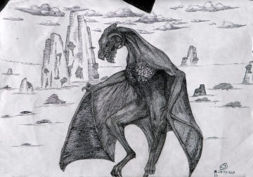 Dragon (inspiré de l'anatomie d'un ptérodactyle)