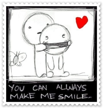 you can always make me smile ‹3