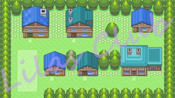 Voici la première ville de pokémon versions Lilas