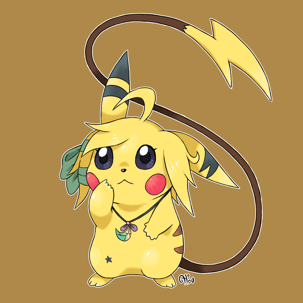 Une cliente m a demandée le Pokesona d un Pikachu J ai repris son dessin pour le réaliser