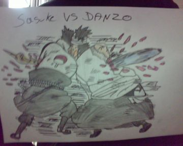 sasuke vs danzo