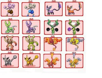 Et voici mes 8 premier fakemon ! !