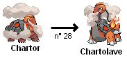 Evolution de chartor