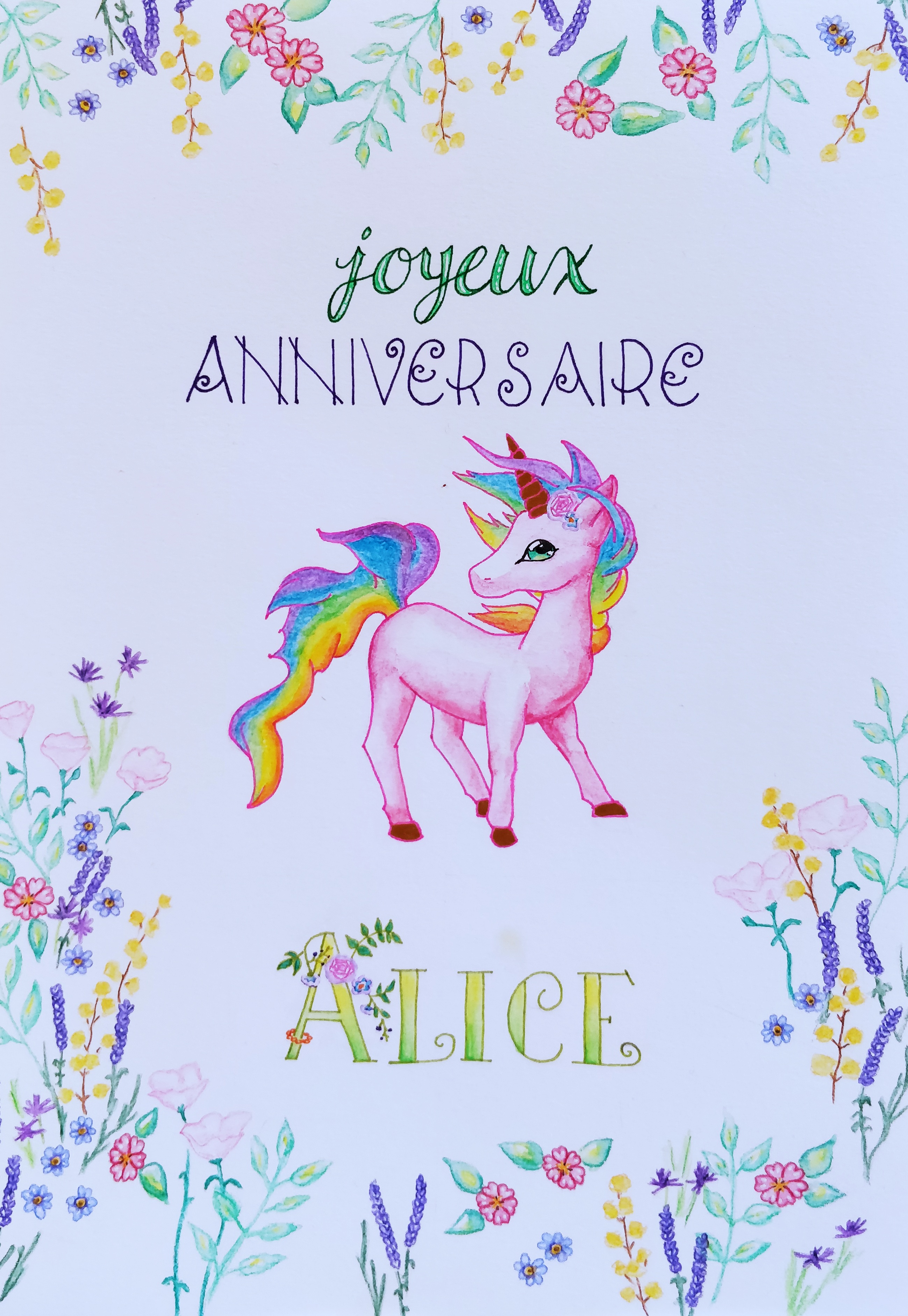 Espace Membre Creation Joyeux Anniversaire Alice