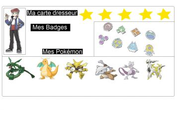 Ma carte dresseur