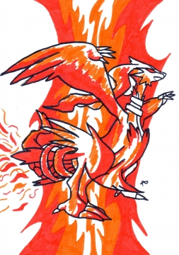 Reshiram, le dragon de feu
