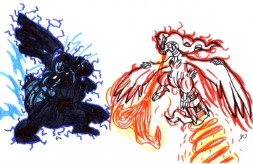 Zekrom VS Reshiram