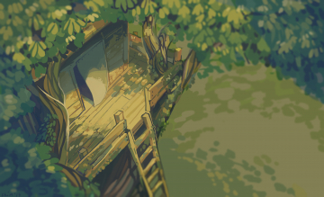 cabane en bois