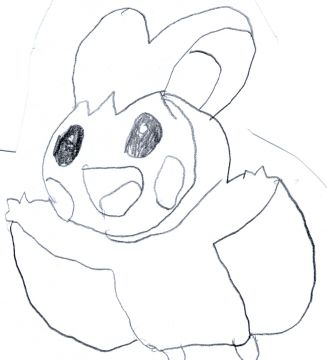 Emolga (Mal dessiné lol)
