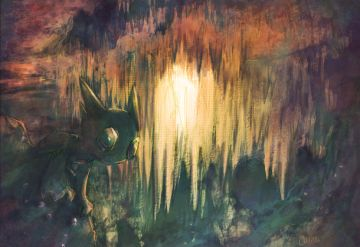 Stalagmite hideout