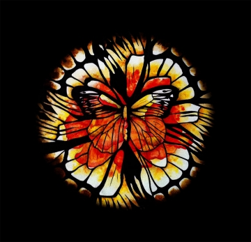 Vitrail Papillon